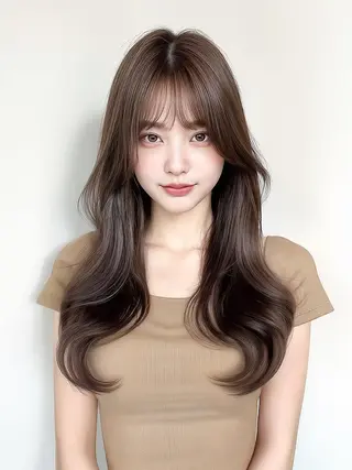 ロング ete カイエダのヘアスタイル
