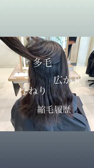 ロング パーマ フェザー/ニュアンス パーマ/ryutoのヘアスタイル