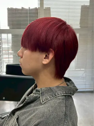 カラー メンズ 金子 遥人のヘアスタイル
