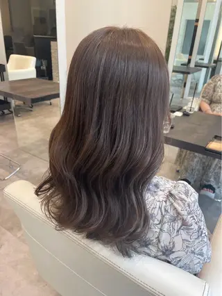 セミロング カラー 🤎髪質改善/カラー ｜鮫島芽依🤎のヘアスタイル