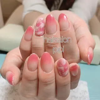 ミディアム .. momoko🕊のネイルデザイン