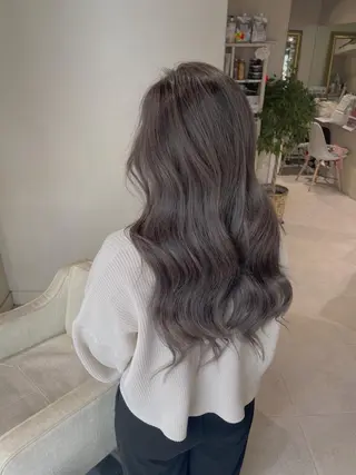 ロング カラー ムラ修正.ブリーチ エクステ🤍アミルのヘアスタイル