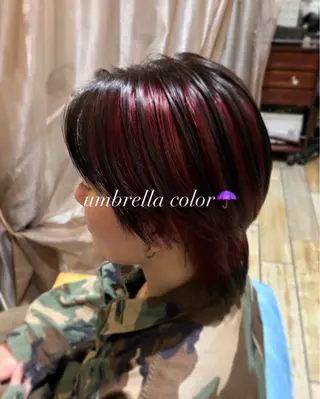 ショート カラー 🌸レイヤー/ブリー チ艶カラー🌸NOAのヘアスタイル