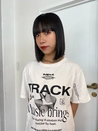 ミディアム カラー ichika/福岡 /透明感カラー🤎のヘアスタイル