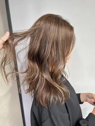セミロング 三輪 恭平のヘアスタイル