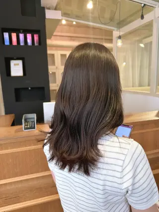セミロング カラー MAKE’S 表参道 🌟はるかのヘアスタイル