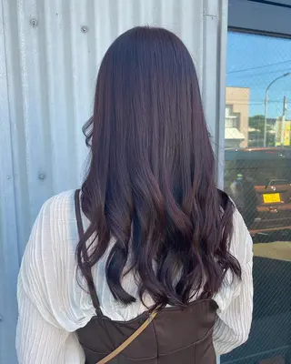 ロング カラー パーマ ヘアアレンジ 【N°deseo】 吉祥寺のヘアスタイル