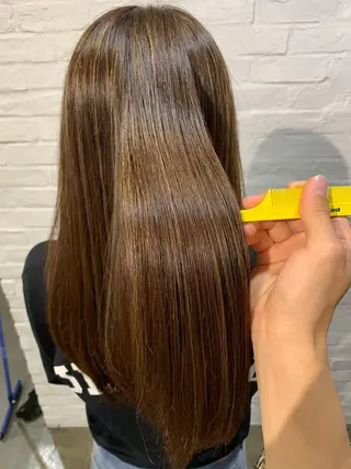 ミディアム カラー ヘアアレンジ 山本 陸央のヘアスタイル