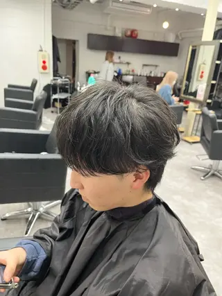 パーマ メンズ 小島 希星のヘアスタイル
