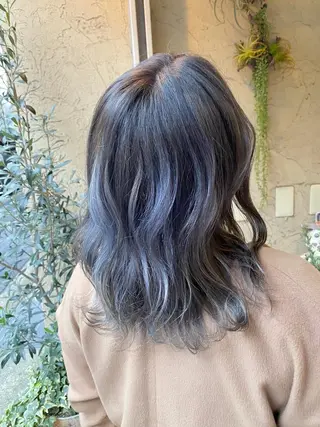 セミロング カラー 店長担当🌟 矢吹ガブリエル🌟のヘアスタイル