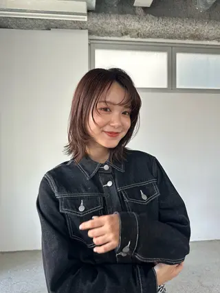 ミディアム カラー 🫧透明感カラー／ 💙安藤美海💙のヘアスタイル