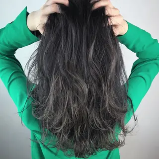 セミロング MORISAKI ✂︎縮毛矯正のヘアスタイル