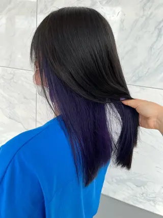 カラー 亀井 菜々花のヘアスタイル