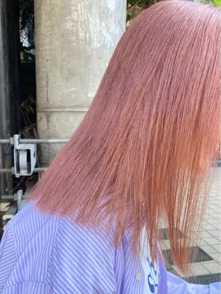 ミディアム カラー Pia ツボイ ケイタのヘアスタイル