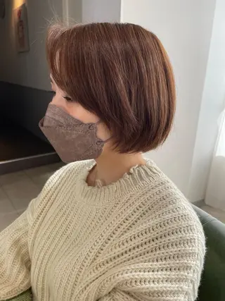 ショート カラー 過去一の柔髪ヘア 🌿einshairのヘアスタイル