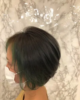 ショート カラー 🟦西荻窪メンズ特化 美容師🟦Yu-Jiのヘアスタイル