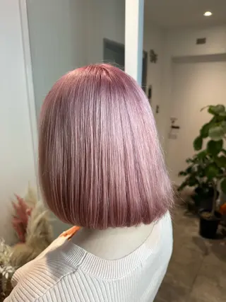 カラー 👑ハイトーン👑プ ルエクステ👑だいとのヘアスタイル