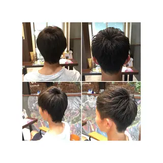 ショート メンズ なかの たくみのヘアスタイル