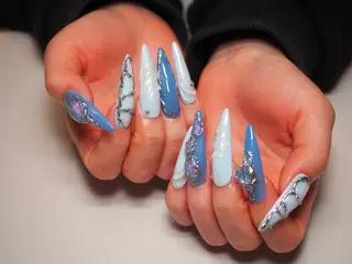 ネイル ジェルチップ長さだし 専門ネイルサロンのネイルデザイン