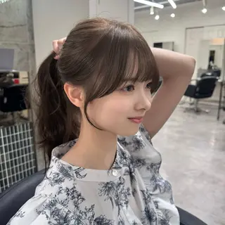 ロング カラー 🎀レイヤー×透明感 ×髪質改善🎀米田のヘアスタイル