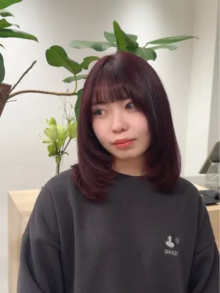 セミロング あいこ/ハンサムショ ート無料/蔵前🌷のヘアスタイル