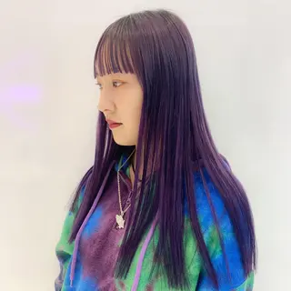 ロング カラー レイヤー/ブリーチ HIKARU ♡のヘアスタイル