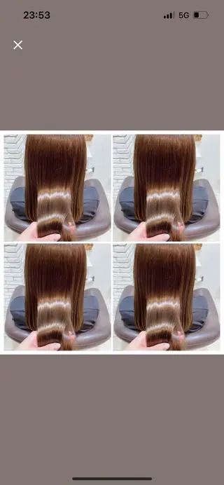 ロング カラー 髪質改善 艶髪矯正 エクステ かいり✂️のヘアスタイル