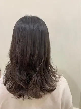 セミロング カラー 韓国ヘア ‎⟡.·KANA🐥のヘアスタイル