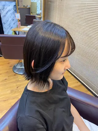 ショート カラー 透明感カラー/韓国 ヘア🩶yuri🩵のヘアスタイル