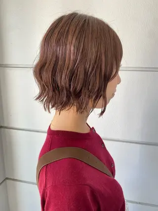 ショート カラー 髪質改善特化🥣🫧 天神美容室のヘアスタイル