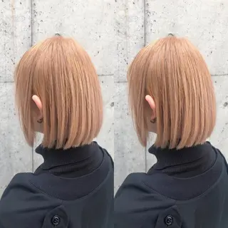 ショート カラー ヘアアレンジ キッズ 💟Chloe原宿店 🩶ハイトーンのヘアスタイル