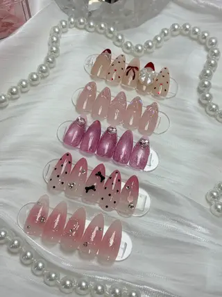 カラー めぐ 💫韓国ネイルのネイルデザイン