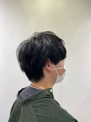 ショート ハイレイヤー×ツヤ髪 /TAICHI🩶のヘアスタイル