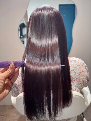 ロング きはね 💚のヘアスタイル