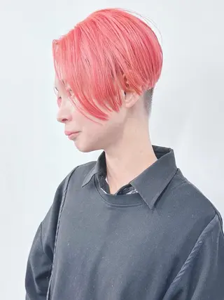 ショート カラー ボブ/ゆるふわ ボブパーマ/とういのヘアスタイル