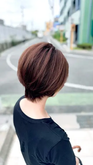 ミディアム 似合わせ/たにざわ しんごう≫南草津のヘアスタイル