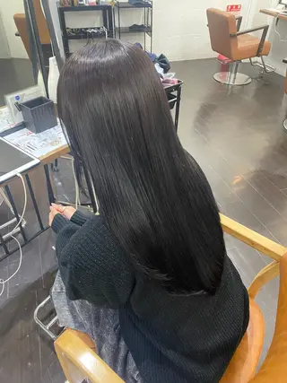 ロング カラー ヘアアレンジ 🍒ᩚ名駅/艶髪 縮毛矯正/あゆ🍒ᩚのヘアスタイル