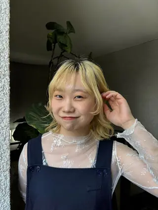 ミディアム 🧸似合わせデザイン ほそいけいこ🧸のヘアスタイル