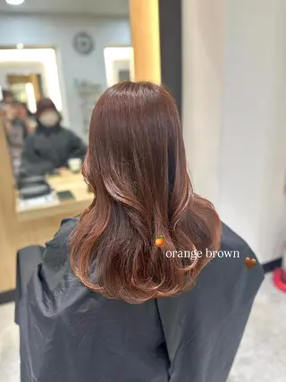セミロング カラー L.E.M 仙台のヘアスタイル