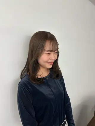 セミロング カラー キッズ オトナヘア🌸 harukaのヘアスタイル
