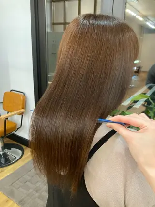 ロング LOANA  MIDORINO所属・カラーモデル/ つくば市みどりののヘアスタイル