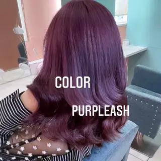 ミディアム カラー エクステ🩵ブリーチ 韓国ヘア🩵KAEのヘアスタイル