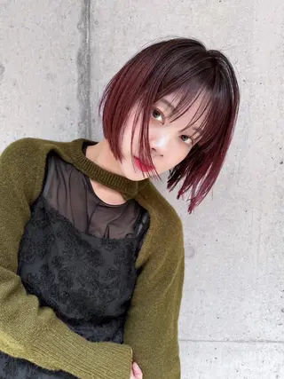 ショート 🌱髪質改善×艶髪 🌱【天神美容室】のヘアスタイル