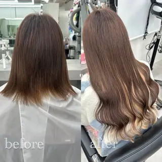 ロング エクステ🫧アレンジ ￤横浜  ももはのヘアスタイル
