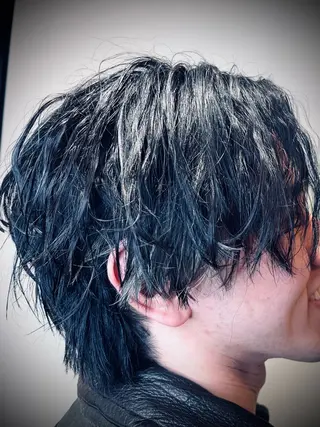 ミディアム パーマ メンズ Monan渋谷 YUUKIのヘアスタイル