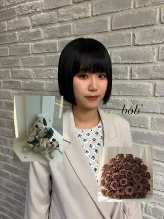 ショート 【美ボブ.艶カラー. 梅田茶屋町】midoのヘアスタイル