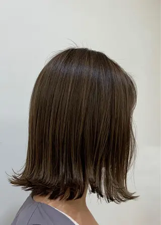 ミディアム カラー 原田 穂真のヘアスタイル