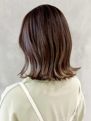 ミディアム カラー パーマ ヘアアレンジ ITbyALBUM 浦和店のヘアスタイル