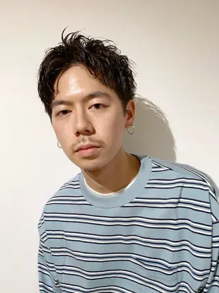 ショート カラー メンズ 🉐メンズヘア特化 men's/ケンイチのヘアスタイル
