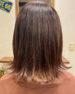 ミディアム カラー liL  hair サトウリョウタのヘアスタイル